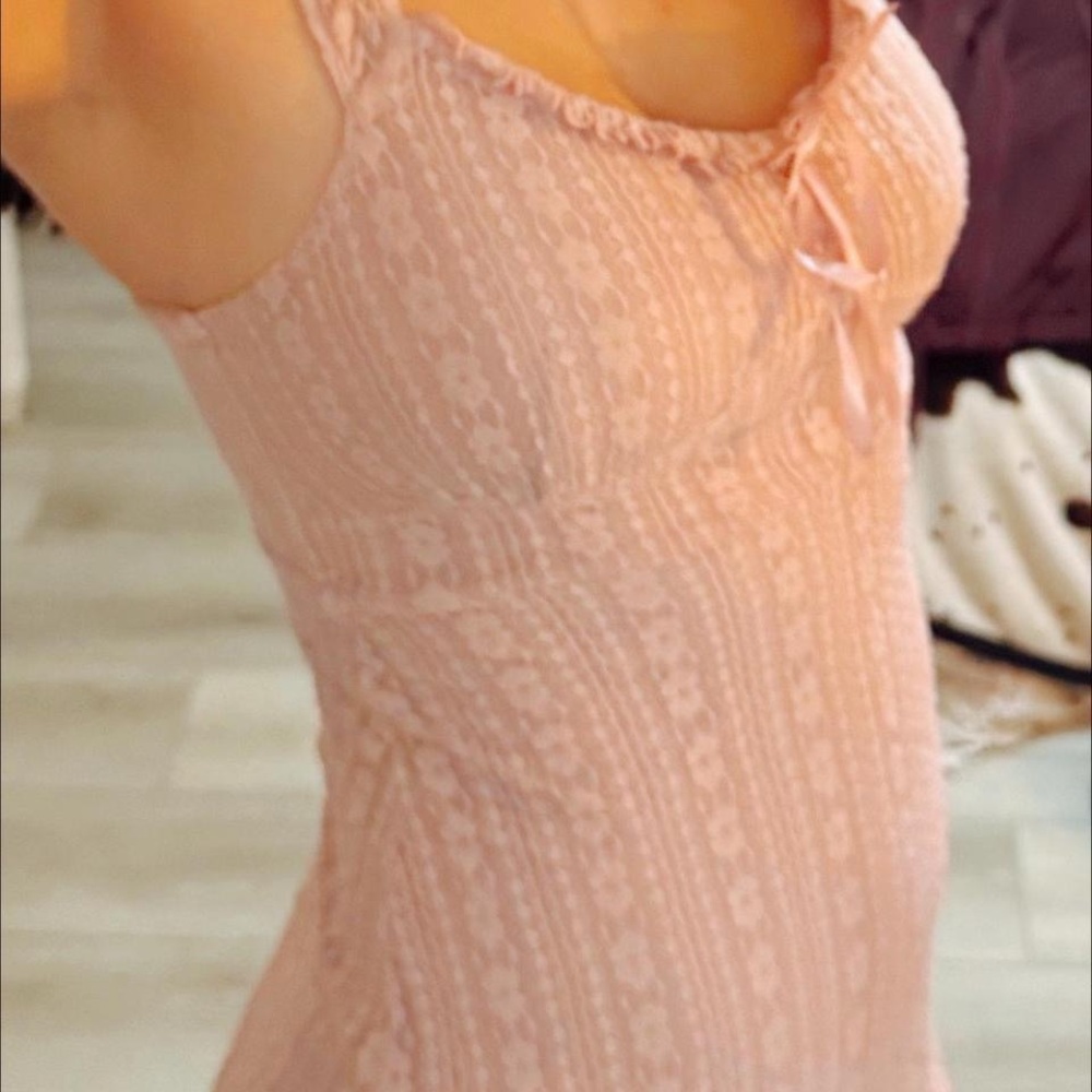 No Boundaries Pink Lace Chemise